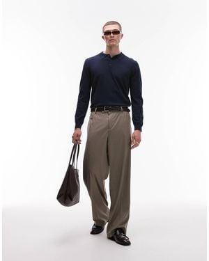 TOPMAN – essential – polohemd - Blau
