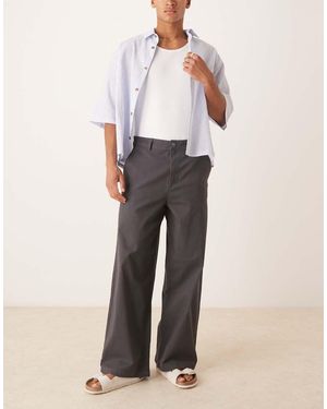 ASOS Loose Chinos - Natural