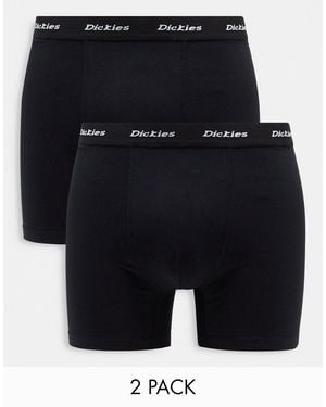 Dickies Multipack De 2 Calzoncillos Tipo Bóxer Negros De - Azul
