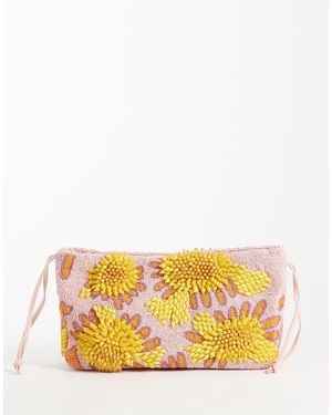 ASOS Pochette Decorata A Fiori - Giallo