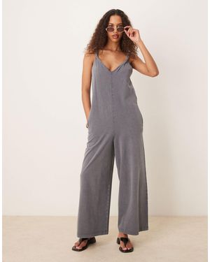 ASOS – jumpsuit - Grau
