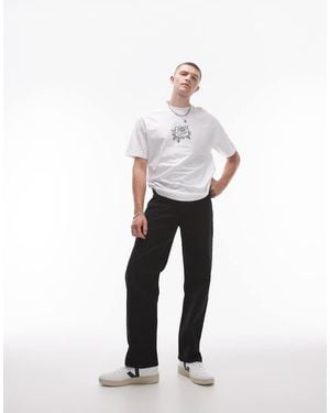 TOPMAN Straight Jeans - White