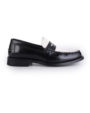 OFF THE HOOK 'Monro' Loafer Formal/Casual Slip-On Leather Shoes - Black