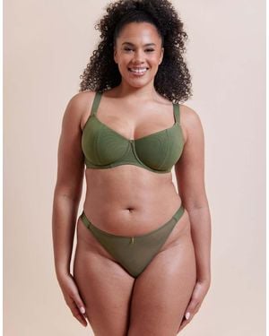 Curvy Kate Cool Cat Scooped Multiway Balcony Bra Fuller Bust - Green