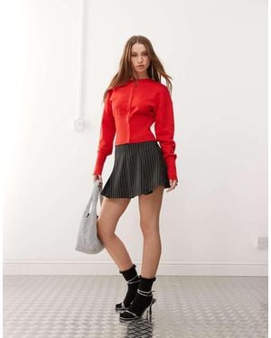 Lioness Top A Maniche Lunghe - Rosso