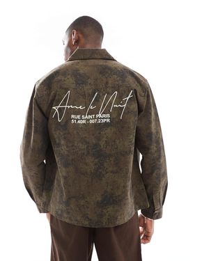River Island Ame Le Nuit Overshirt - Grey