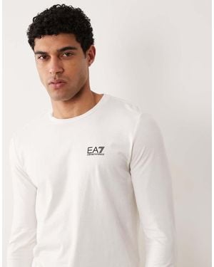 EA7 Armani Training Long Sleeve T-Shirt - White