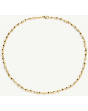 D.Louise Waterproof Bauble Chain Necklace – Tarnish-Free - Natural