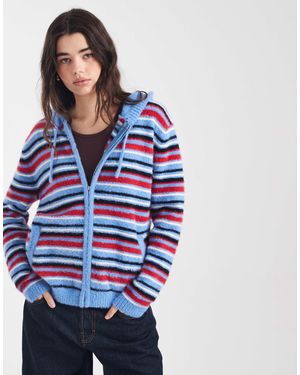 Daisy Street – flauschiger strickpullover - Blau
