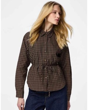 Pieces Shirt - Brown