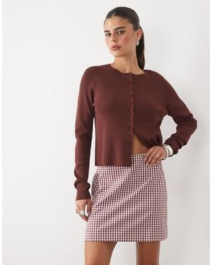 Nobody's Child Rebecca Mini Rok Met Gingham Ruit - Roze