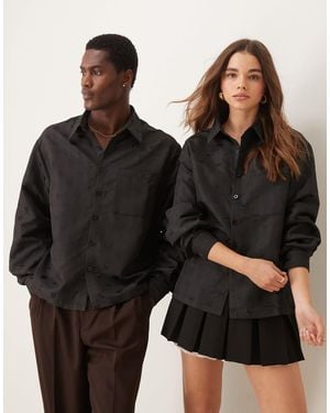 Sister Jane Jacquard Shirt - Black