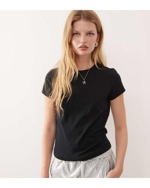 Collusion Fitted T-shirt - Black