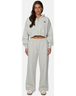 Good For Nothing Baggy Fit Jogger With Embroidered Logo - Grey