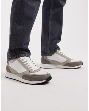ASOS Multi-panelled Lace-up Sneakers - Black
