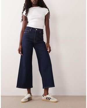 GOOD AMERICAN Palazzo Crop Jeans - Blue