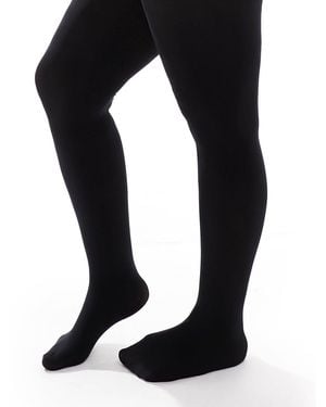Pretty Polly Curve 60 Denier Opaque Tights - Black