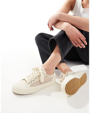 Fred Perry – hughes – netzstoff-sneaker - Schwarz