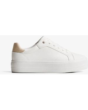Bershka Contrast Trainers - White