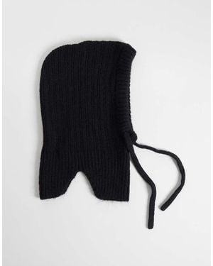 ASOS Knitted Hood - Black