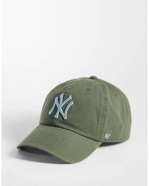 '47 Ny Yankees Contrast Logo Clean Up Cap - Green