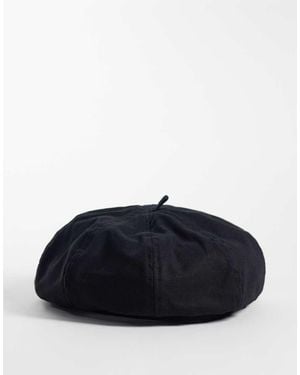 ASOS Causal Cotton Mix Beret - Blue