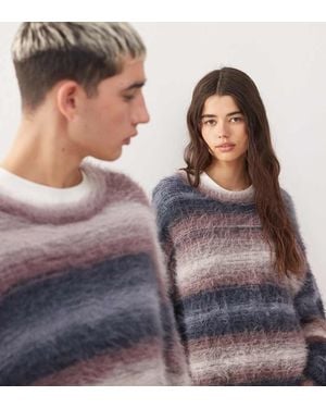 Collusion Long Sleeve Striped Jumper - Multicolour