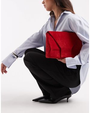 ASOS Square Origami Clutch Bag - Red