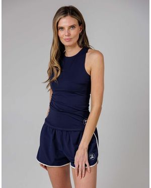 French Connection Fcuk Sports Racer Tank Top - Blue