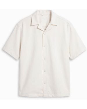 ASOS Motionmaxtm Relaxed Fit Four Way Stretch Shirt - White