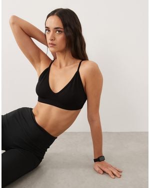 4505 Icon Seamless Intimate Light Support Sports Bra With Adjustable Straps - Gray