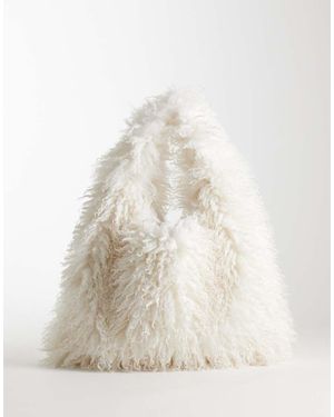 Levi's Bolso De Hombro Fluffy Emerson En Blanco Roto