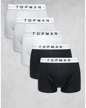 TOPMAN 5 Pack Briefs - White