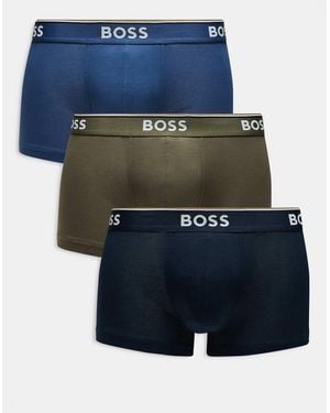 BOSS – power – 3er-pack unterhosen - Blau