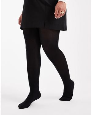 Vero Moda – 2er-pack strumpfhosen mit 40 denier - Schwarz