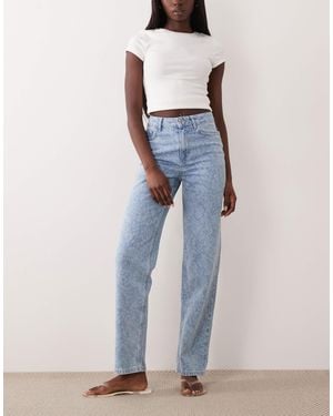 Miss Selfridge Straight Leg Jeans - Blue