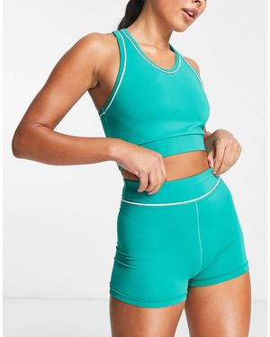 HIIT – bh mit u-boot-ausschnitt und paspelierung - Blau