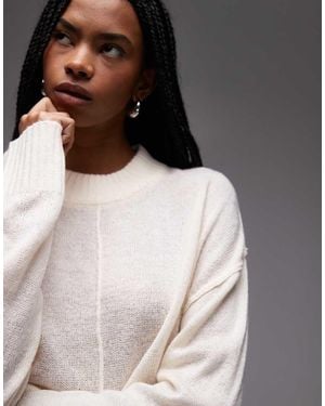 Collusion Knitted Crew Neck - Grey