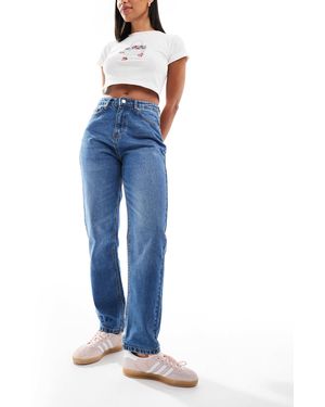 Don't Think Twice Dtt – veron – locker geschnittene mom-jeans - Blau