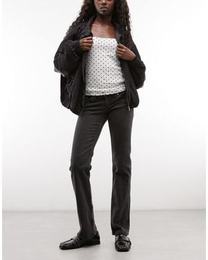 Cheap Monday Low Waist Bootcut Jeans - Black