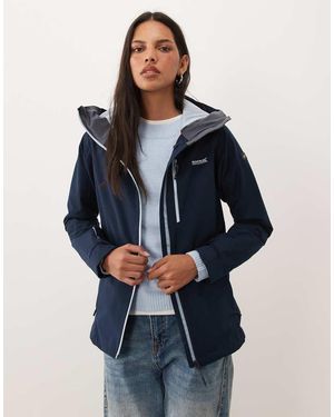 Regatta Chaqueta Shell Impermeable Con Capucha Birchdale Ii En - Azul