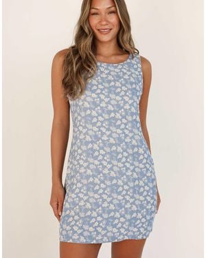 Dippin' Daisy's Sandy Cove Linen Dress - Blue