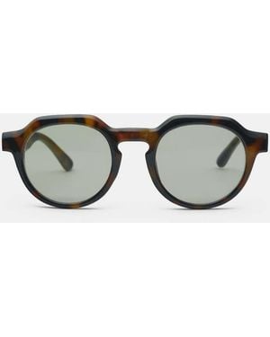 Pull&Bear Tortoiseshell Effect Sunglasses - Brown