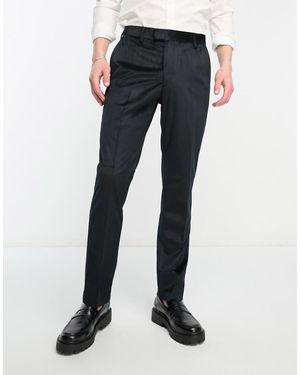 French Connection Velvet Suit Trousers - Black