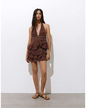 Pull&Bear – minirock - Braun