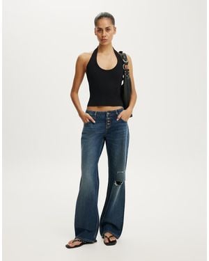 Cotton On Low Rise Straight Jean - Blue