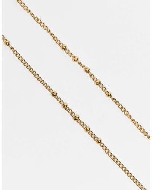 ASOS Waterproof Stainless Steel Sunglasses Chain - Metallic