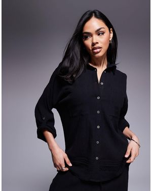 River Island – hemd - Schwarz