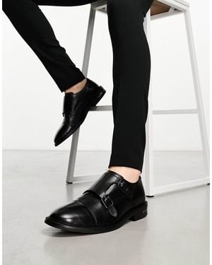 Walk London – oliver – monk-schuhe aus leder - Weiß