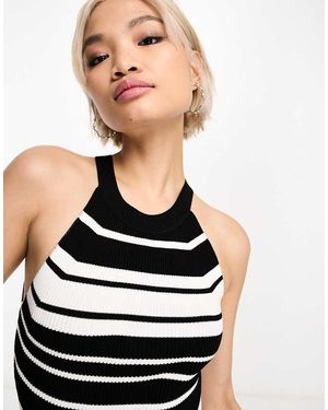 ONLY Racer Neck Top - Black